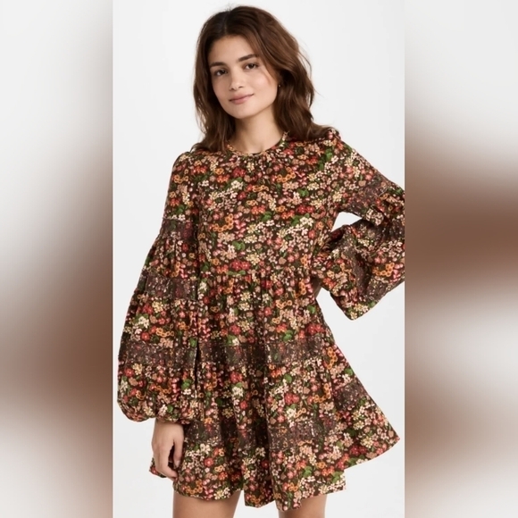 byTiMo Floral Baby Cord Shift Dress - Picture 2 of 8